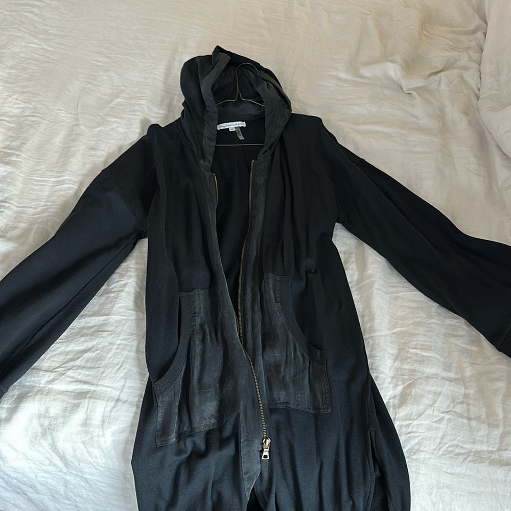 great condition black duster jacket